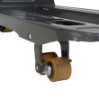 zoom sobre los rodillos de la transpaleta eléctrica batería de litio 20Ah 1500 kg
