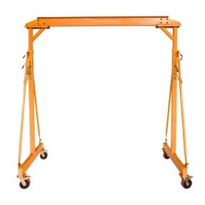 Vista frontal - Pórtico grúa móvil 1000 kg