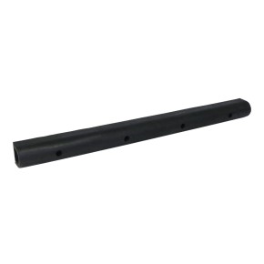 3/4 - Tope para muelle de caucho con pletina de acero 2000x150x150 mm
