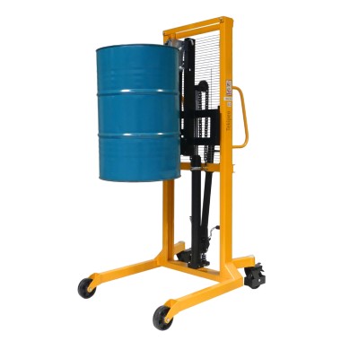 Apilador elevador de barriles hidráulico 400 kg