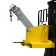 3/4 elevado replegado - Brazo grúa articulado para carretilla elevadora - 1,2 toneladas
