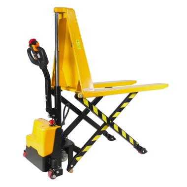 Transpaleta elevadora totalmente eléctrica monocilíndrica 1500 kg - horquillas anchas 680 mm