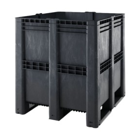 Cuba palet de plástico reciclado 1400 L 1300 x 1150