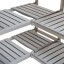 Kit de ángulos de 1 nivel 530 mm para estantería de aluminio