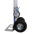 Zoom a las ruedas de la Carretilla 2 posiciones ruedas neumáticas 200 kg Zoom a las ruedas de la Carretilla 2 posiciones ruedas neumáticas 200 kg