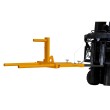 Manipulador de bidones para carretilla elevadora 400 kg en posición horizontal anclado a la carretilla Manipulador de bidones para carretilla elevadora 400 kg en posición horizontal anclado a la carretilla