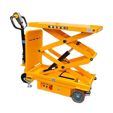 Mesa elevadora eléctrica móvil doble tijera 500 kg