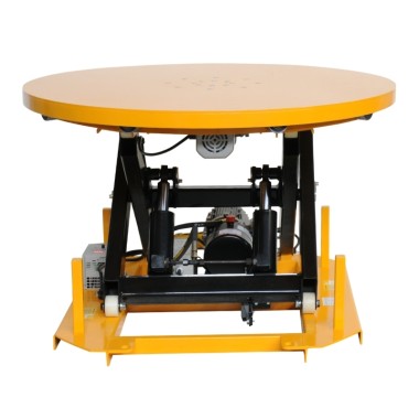 Mesa elevadora giratoria semi eléctrica 2000 kg