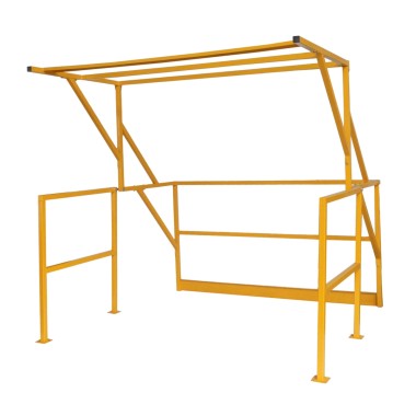 Barrera esclusa de seguridad 2000 x 1915 x 2032 mm
