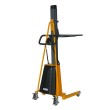 Vista general del apilador posicionador trabajo semi eléctrico 1500 mm 250 kg - plataforma de altura intermedia Vista general del apilador posicionador trabajo semi eléctrico 1500 mm 250 kg - plataforma de altura intermedia