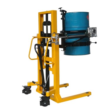 Apilador volteador de bidones de perfil bajo 1500 mm 350 kg