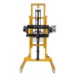 Vista trasera del apilador volteador bidones 2100mm brazos 860mm Vista trasera del apilador volteador bidones 2100mm brazos 860mm