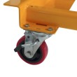 Zoom sobre las ruedas giratorias de la mesa elevadora de nivel constante 210 kg Zoom sobre las ruedas giratorias de la mesa elevadora de nivel constante 210 kg
